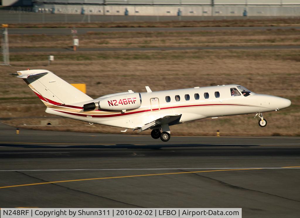 N248RF, Cessna 525A CitationJet CJ2 C/N 525A-0199, Landing rwy 14R
