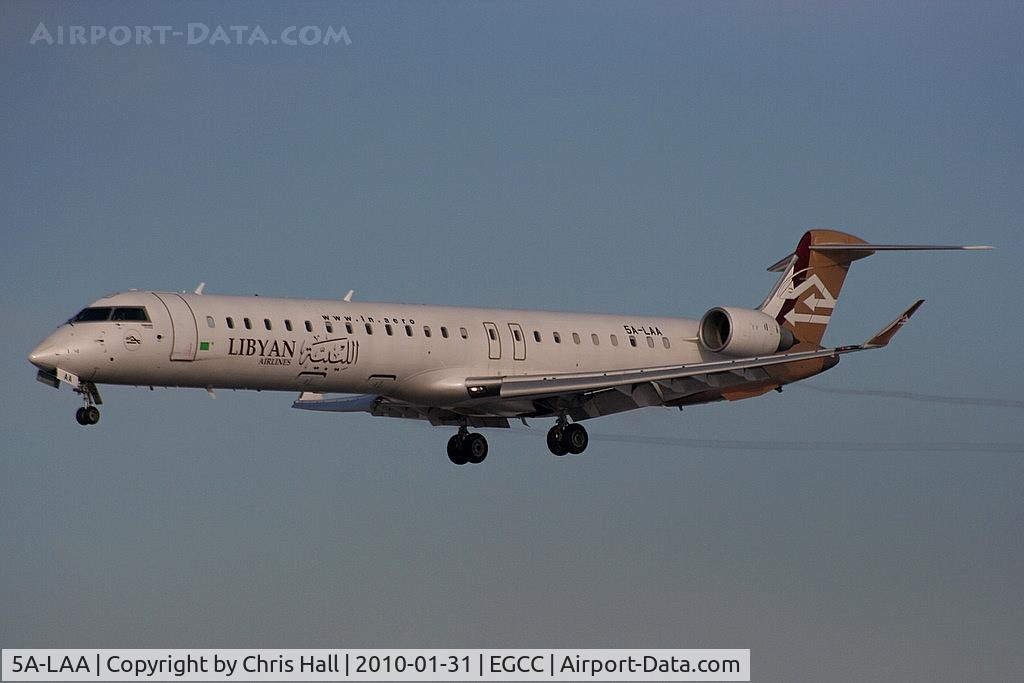 5A-LAA, 2007 Bombardier CRJ-900ER (CL-600-2D24) C/N 15120, Libyan Airlines Bombardier CL-600-2D24 CRJ-900