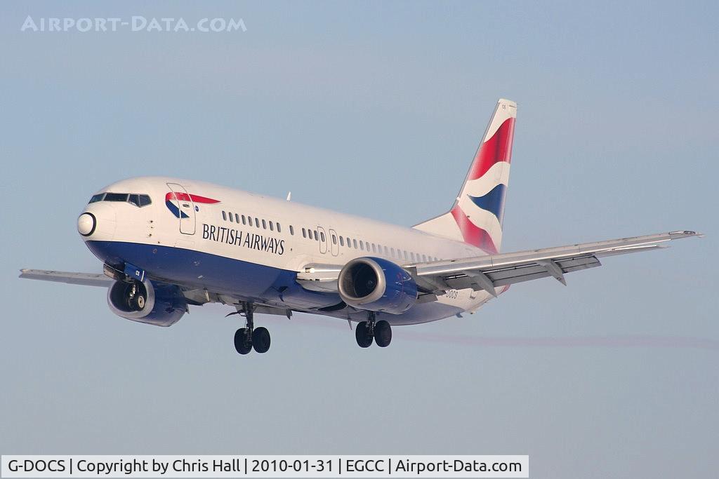 G-DOCS, 1992 Boeing 737-436 C/N 25852, British Airways