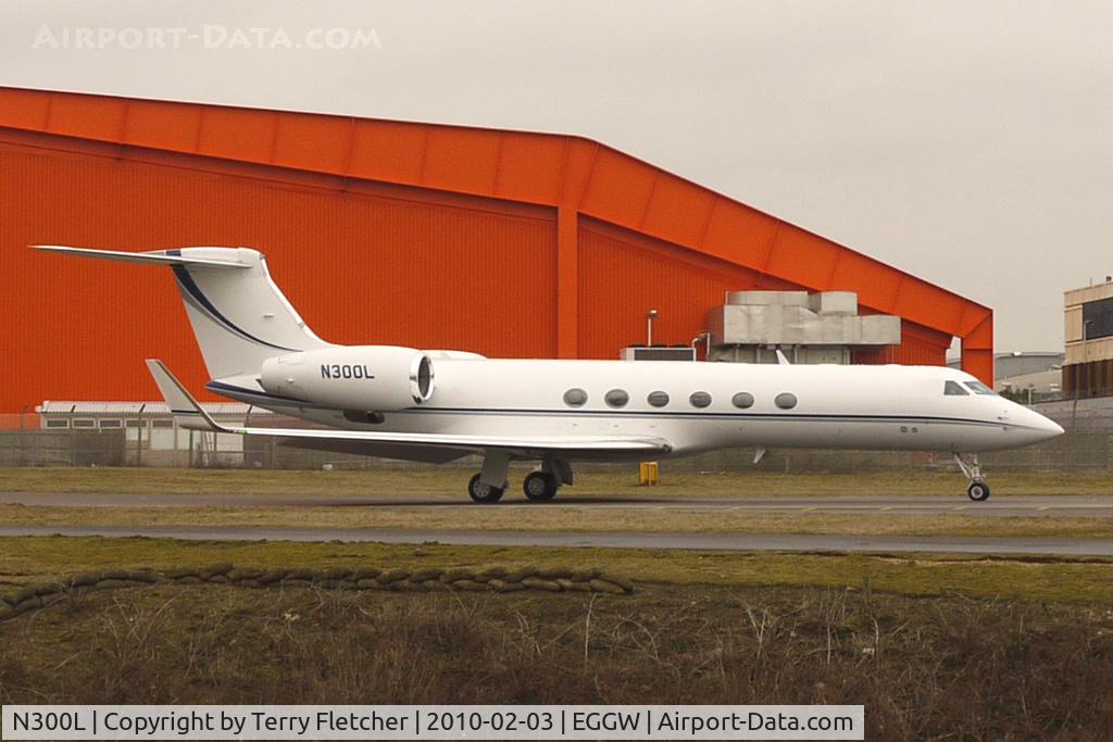 N300L, 1996 Gulfstream Aerospace G-V C/N 507, Gulf V at Luton