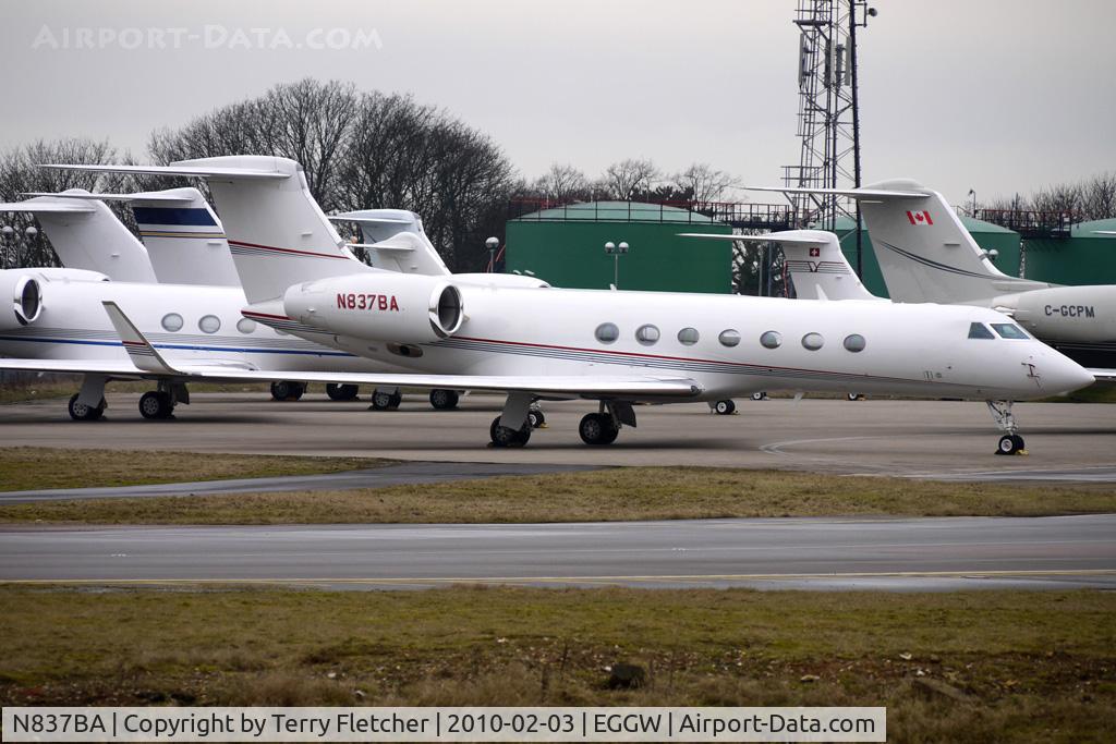 N837BA, 2006 Gulfstream Aerospace GV-SP (G550) C/N 5122, G550 at Luton