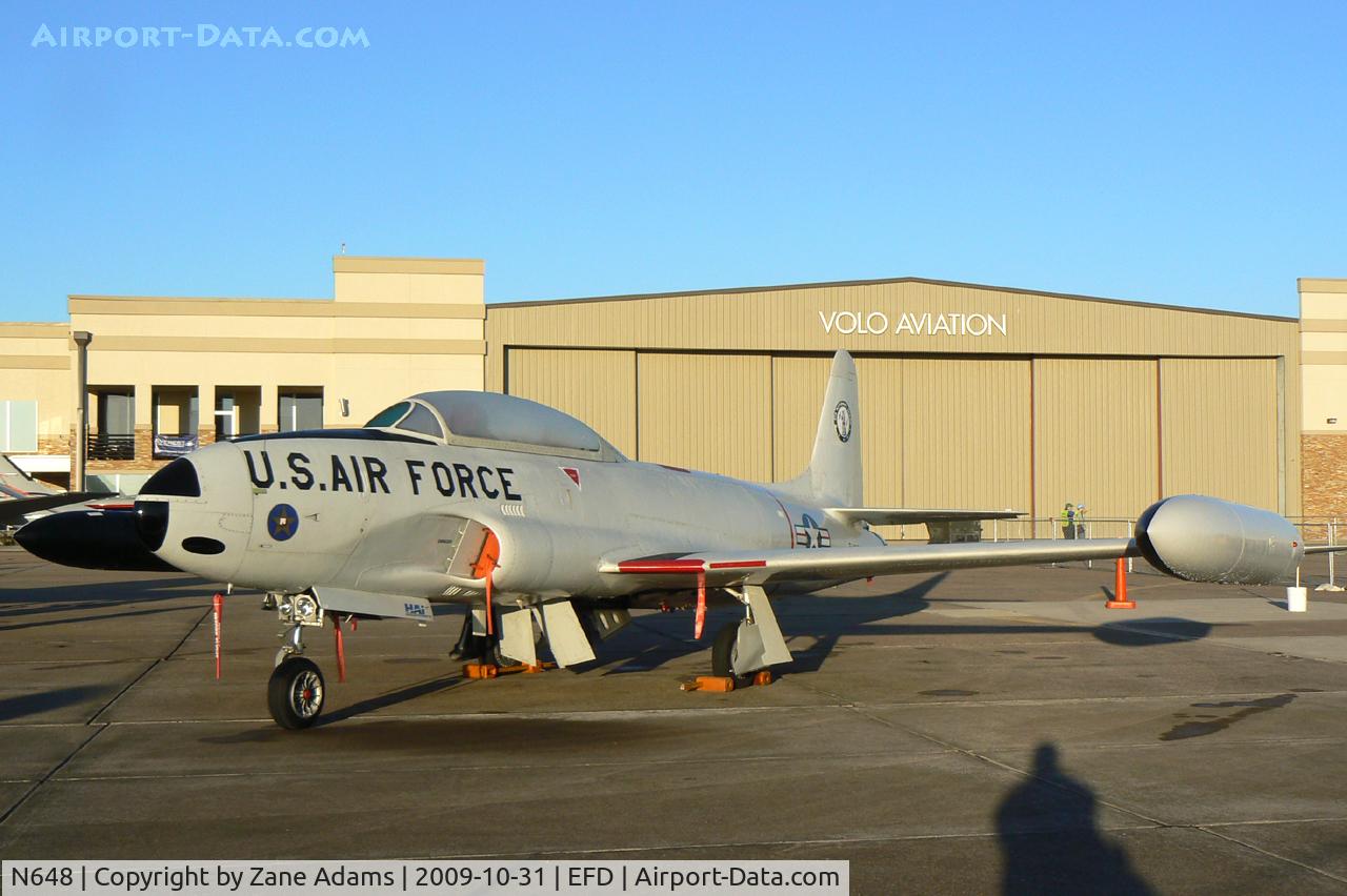 N648, 1952 Lockheed T-33A Shooting Star C/N 580-6285, Collings Foundation T-33 at the 2009 Wings Over Houston Airshow