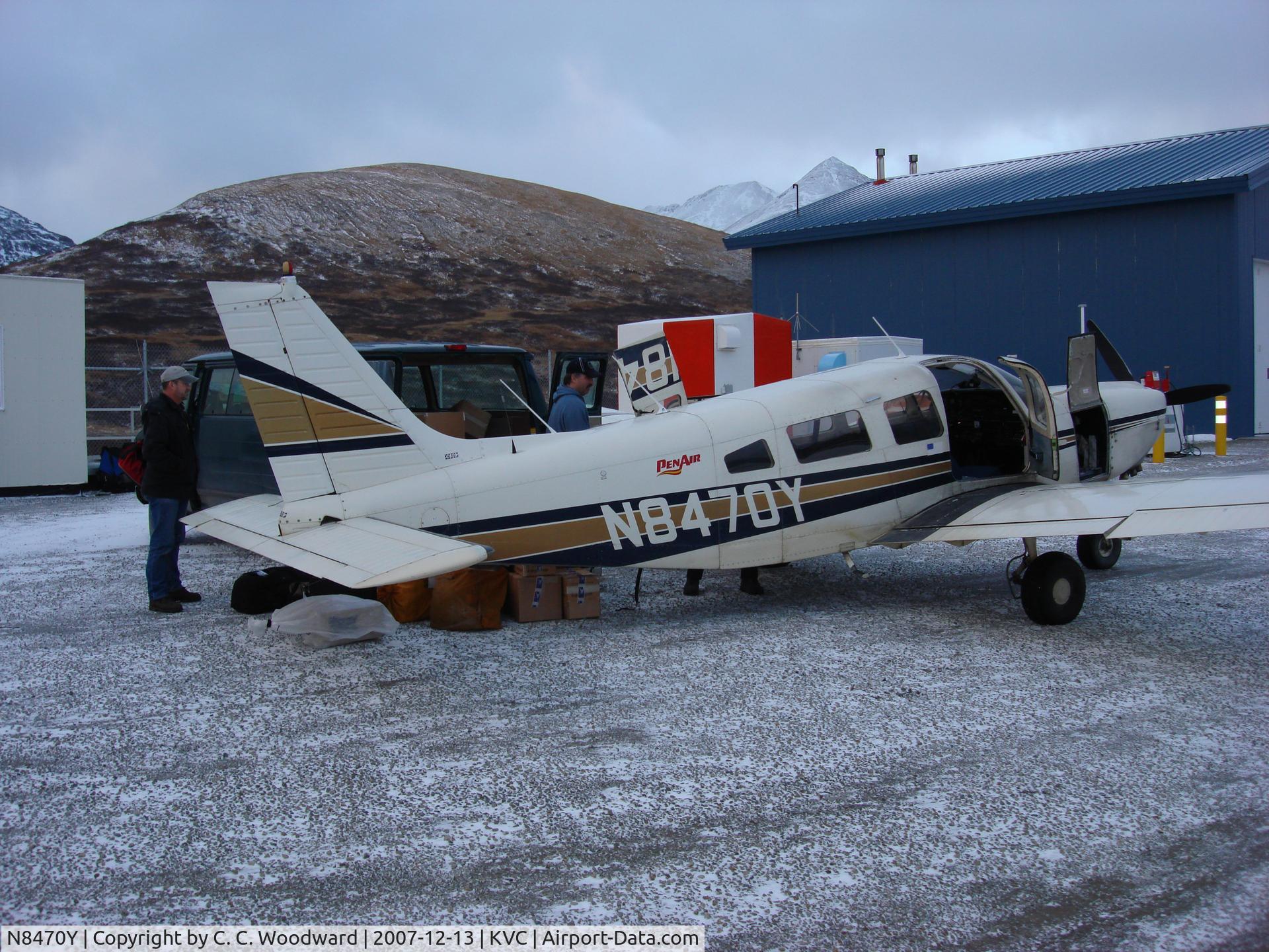 N8470Y, 1981 Piper PA-32-301 Saratoga C/N 32-8206012, King Cove, AK - PenAir