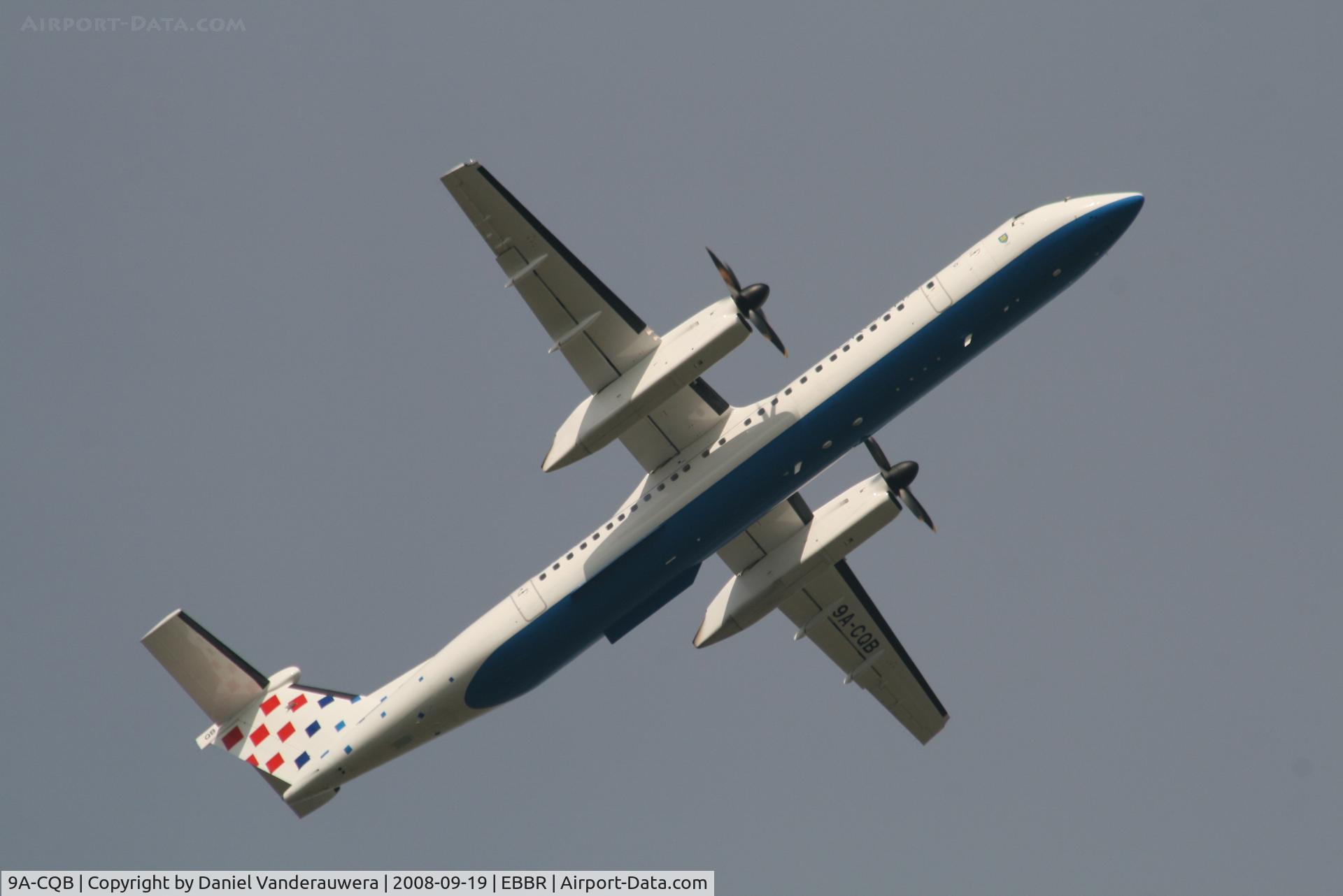 9A-CQB, 2008 De Havilland Canada DHC-8-402Q Dash 8 C/N 4211, Flight OU457 is taking off from RWY 07R