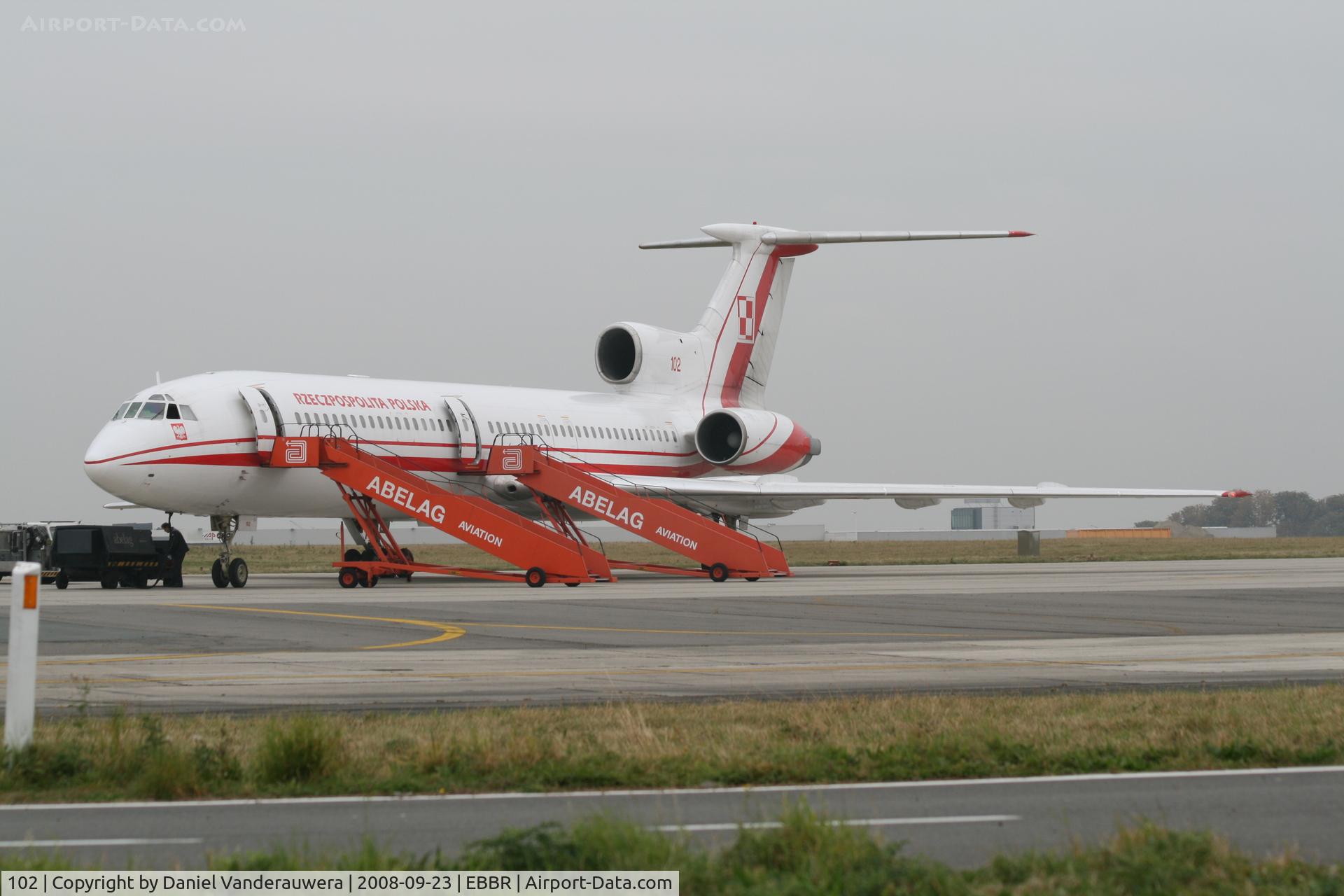102, 1990 Tupolev Tu-154M C/N 90A862, Tu-154M  parked on G.A. apron