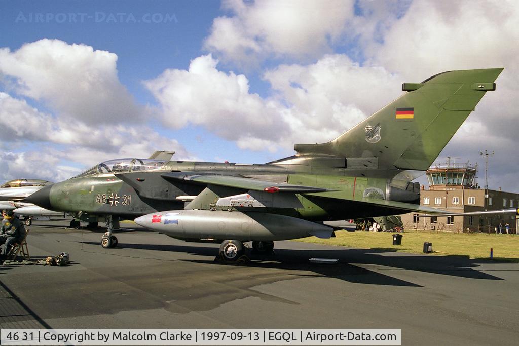 46 31, Panavia Tornado ECR C/N 839/GS264/4331, Panavia Tornado ECR at RAF Leuchars Battle of Britain Air Show in 1997.