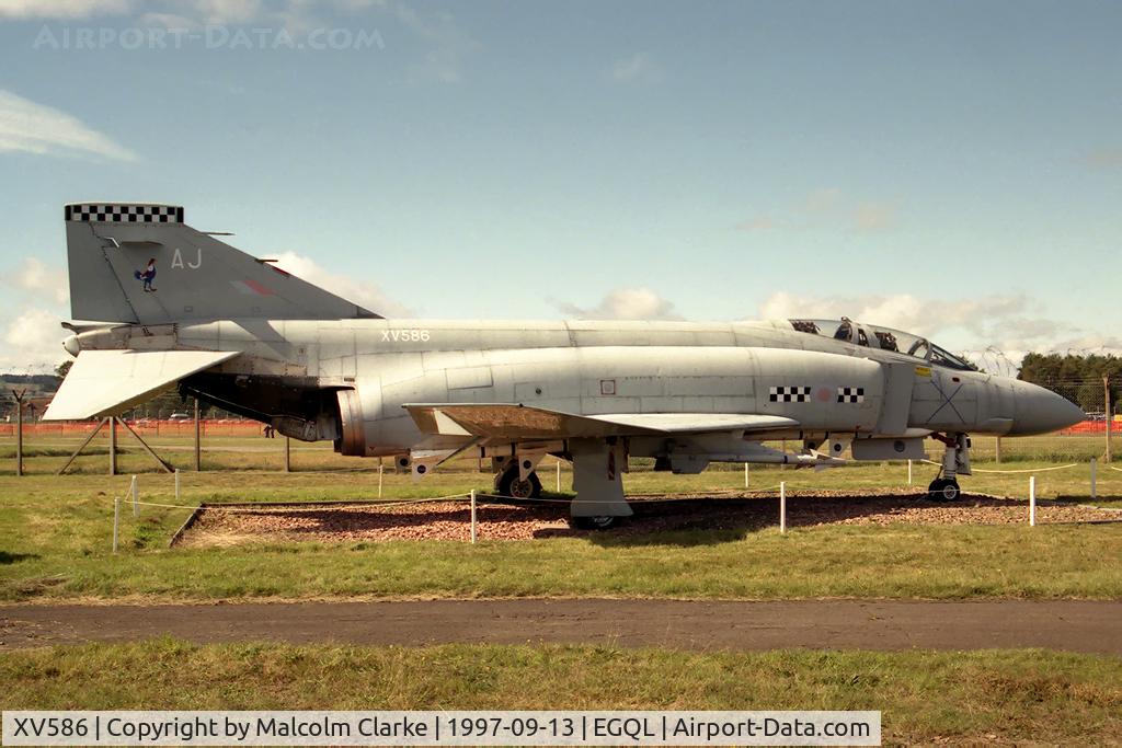 XV586, 1969 McDonnell Douglas Phantom FG1 C/N 3317/9340, McDonnell Douglas Phantom FG1 at RAF Leuchars in 1997.