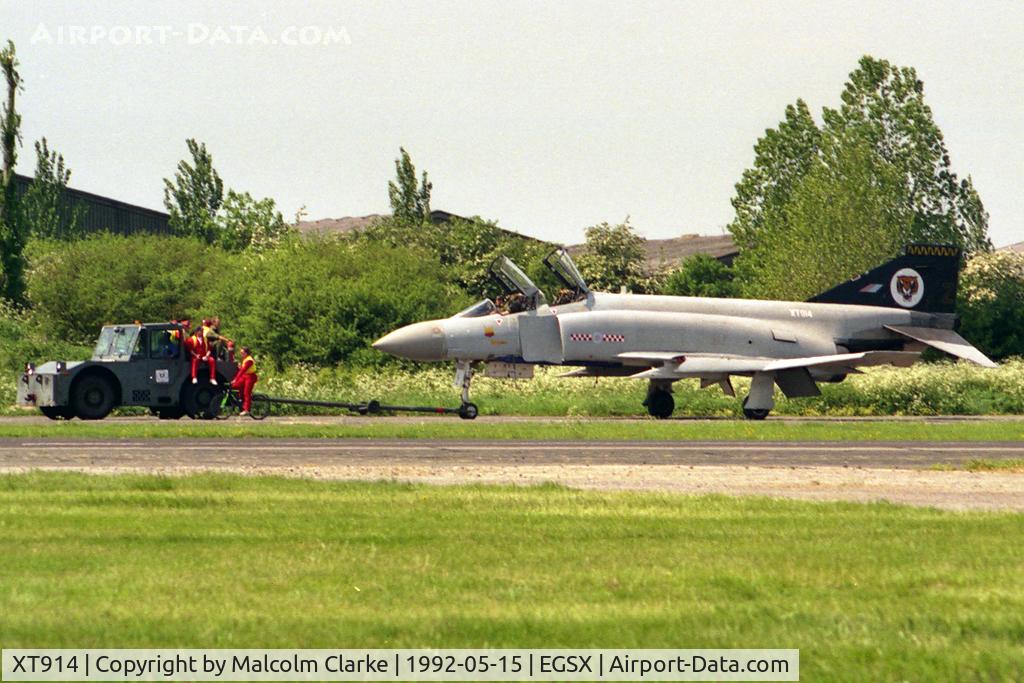 XT914, 1968 McDonnell Douglas Phantom FGR2 C/N 2771, McDonnell Douglas Phantom FGR2 at North Weald in 1992.