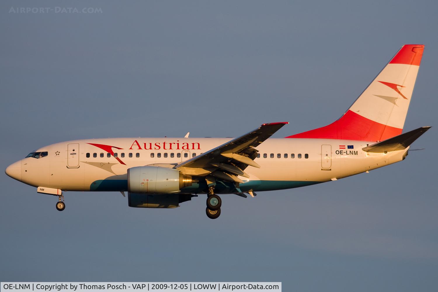 OE-LNM, 2000 Boeing 737-6Z9 C/N 30138, Austrian Airlines