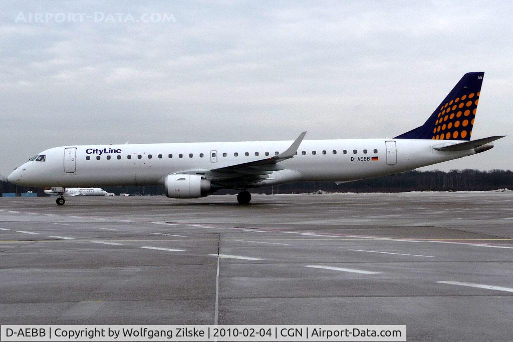 D-AEBB, 2009 Embraer 195LR (ERJ-190-200LR) C/N 19000316, visitor