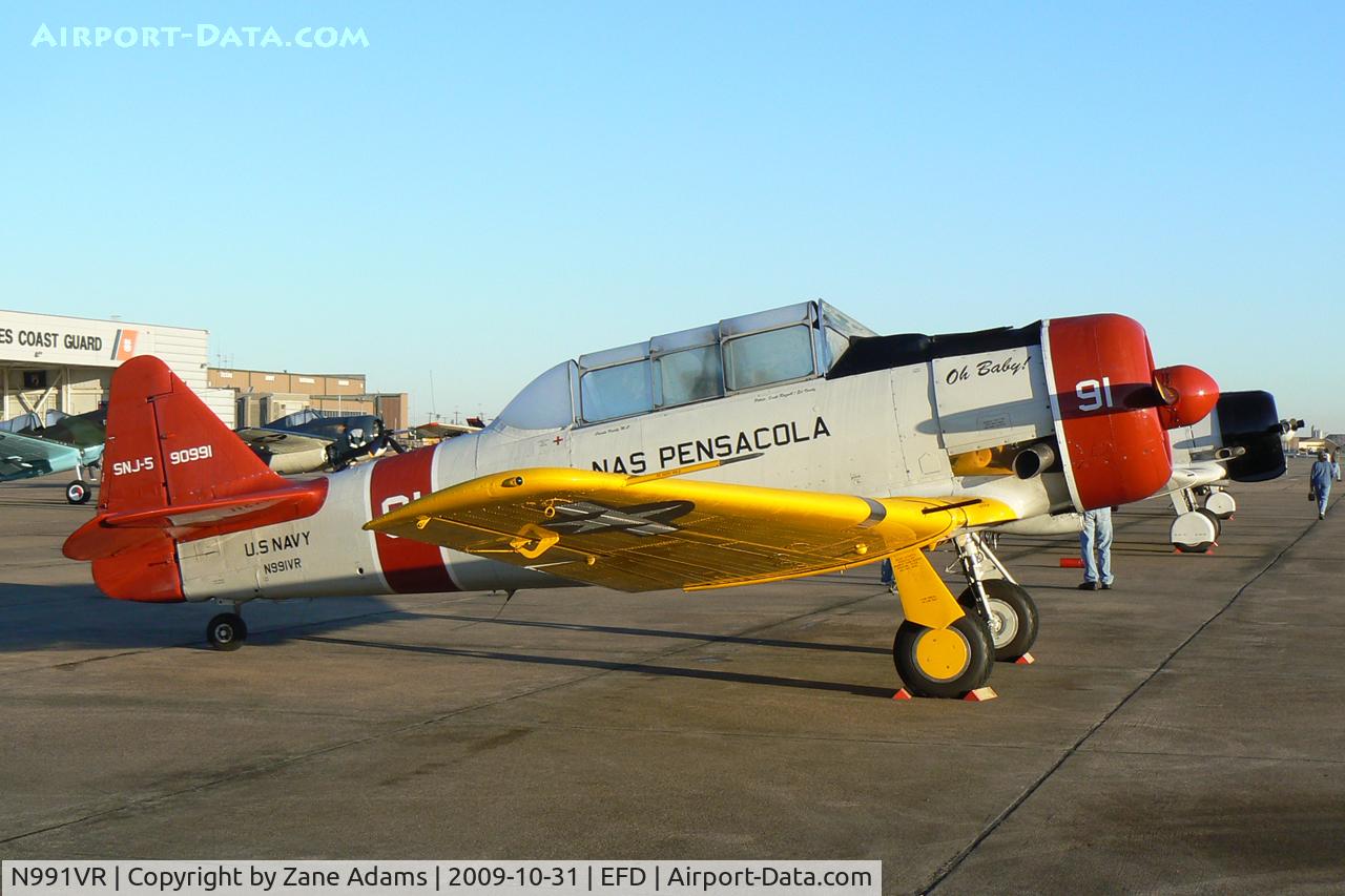 N991VR, 1942 North American SNJ-5 Texan C/N 90991, At the 2009 Wings Over Houston Airshow