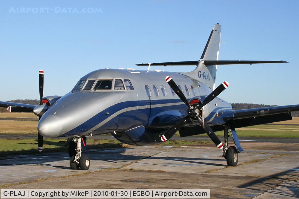 G-PLAJ, 1987 British Aerospace BAe-3112 Jetstream 31 C/N 738, One of a pair of Jetstreams present today (the other G-IJYS was hangared)