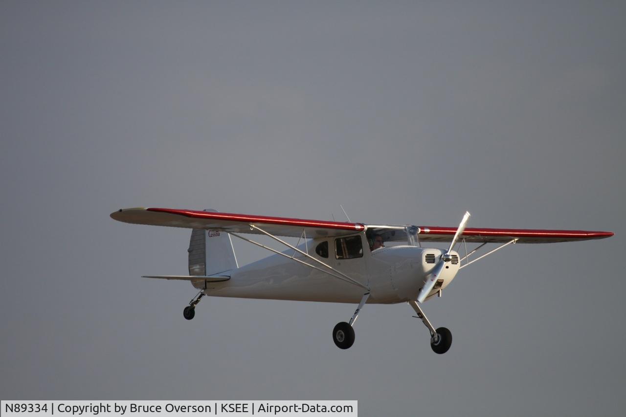 N89334, 1946 Cessna 140 C/N 8362, First Flight
