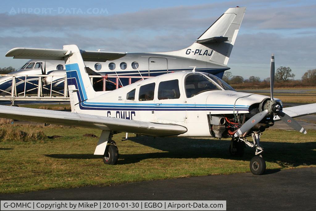 G-OMHC, 1979 Piper PA-28RT-201 Arrow IV C/N 28R-7918105, Outside the maintenance hangar.