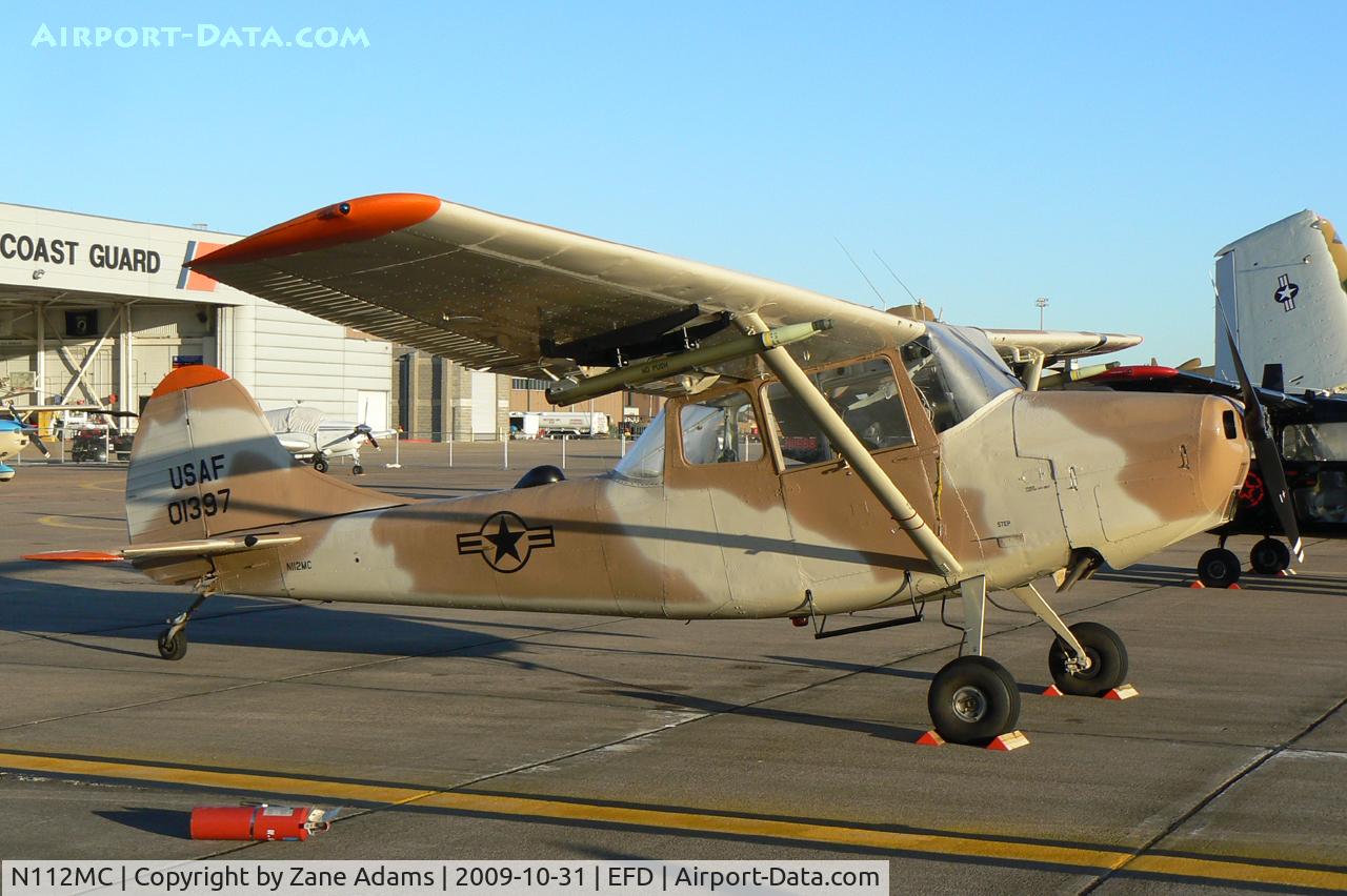 N112MC, 1951 Cessna L-19A Bird Dog C/N 21071, At the 2009 Wings Over Houston Airshow