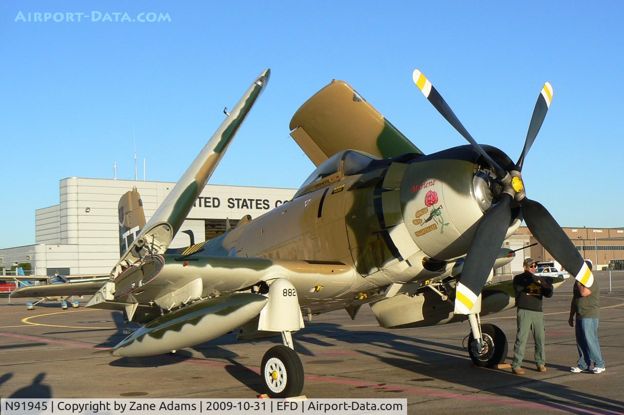 N91945, 1952 Douglas AD4-DW C/N 126882-SF85, At the 2009 Wings Over Houston Airshow