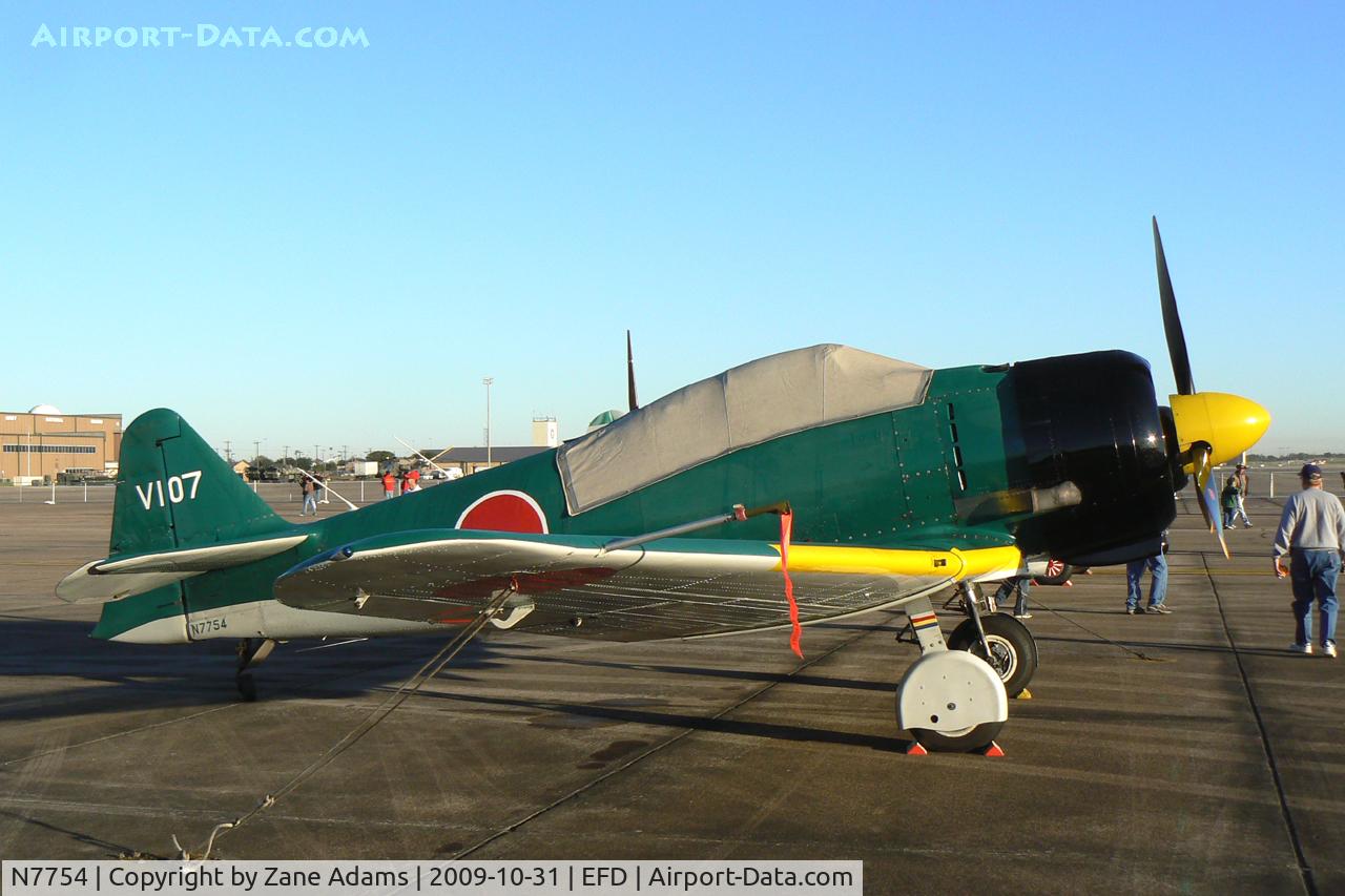N7754, 1952 Canadian Car & Foundry Harvard MK IV C/N CCF4-215, Tora Tora Tora Zero Replica at the 2009 Wings Over Houston Airshow