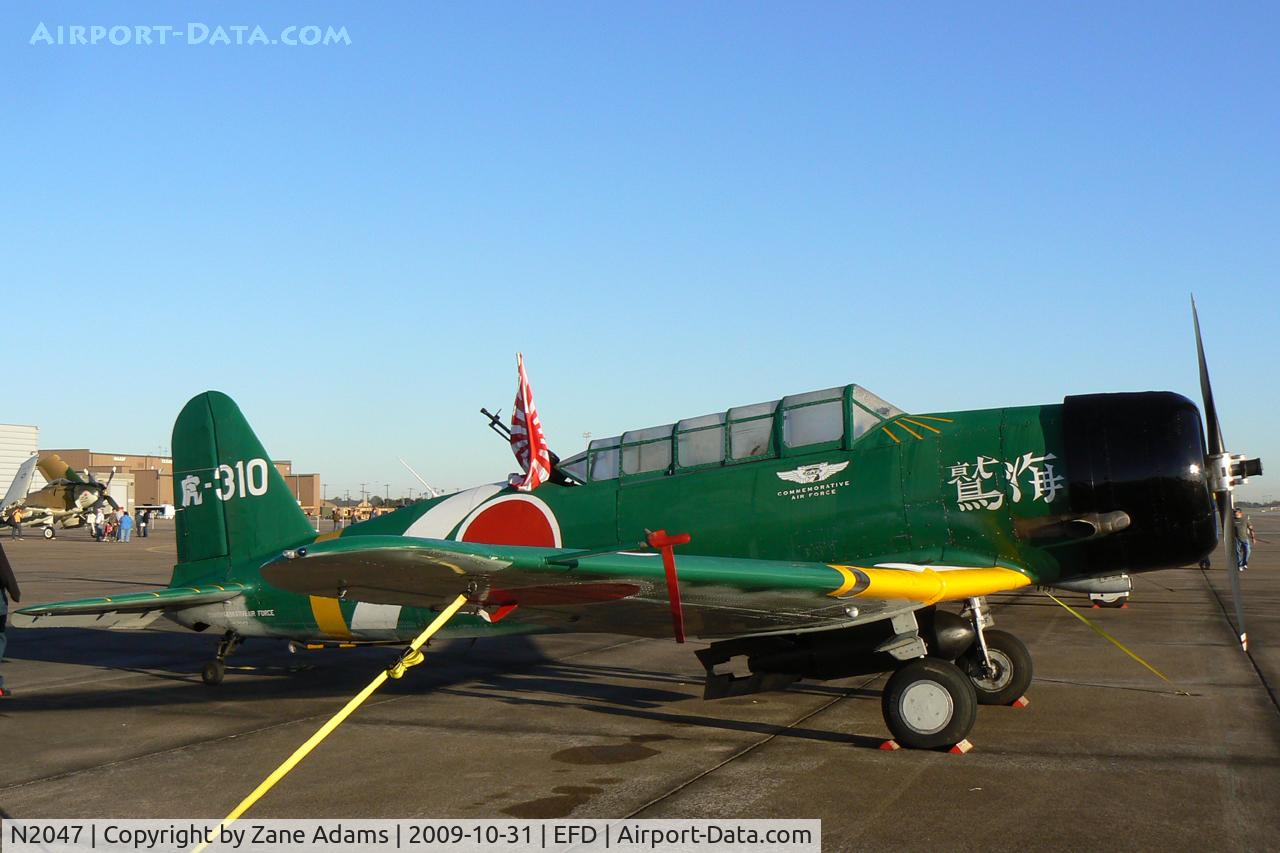 N2047, 1952 Canadian Car & Foundry T-6 Harvard Mk.4 C/N CCF4-83, Tora Tora Tora Kate Replica at the 2009 Wings Over Houston Airshow