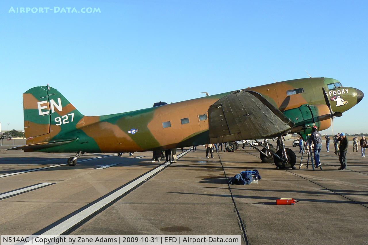 N514AC, 1944 Douglas DC3C (R4D6) C/N 26558, At the 2009 Wings Over Houston Airshow