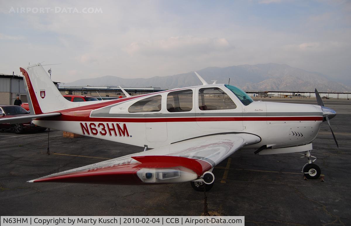 N63HM, 1965 Beech 35-C33 Debonair C/N CD-950, Sales lot