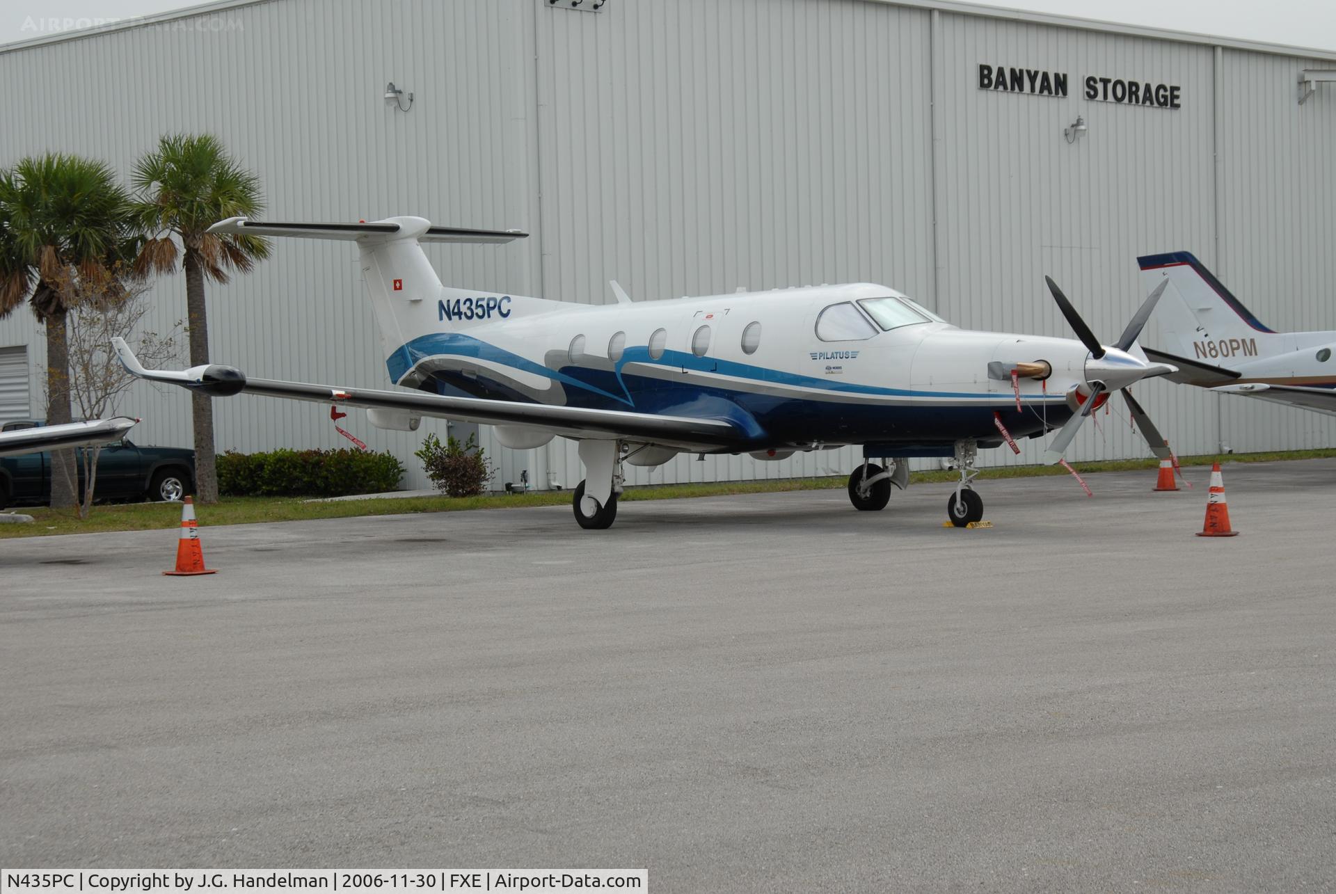 N435PC, 2001 Pilatus PC-12/45 C/N 435, at Ft Lauderdale Executive Airport FL