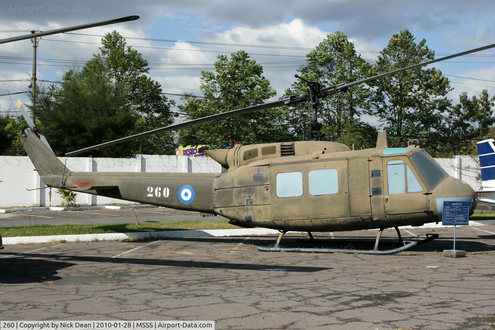 260, 1971 Bell UH-1H Iroquois C/N 13151, MSSS FAES museum Ilopango AFB