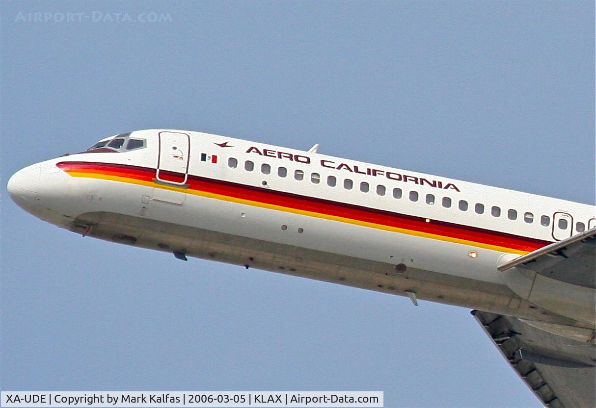 XA-UDE, McDonnell Douglas DC-9-32 C/N 47673/779, Aero California McDonnell Douglas DC-9-32 (cn 47673/779), 25R departure KLAX.