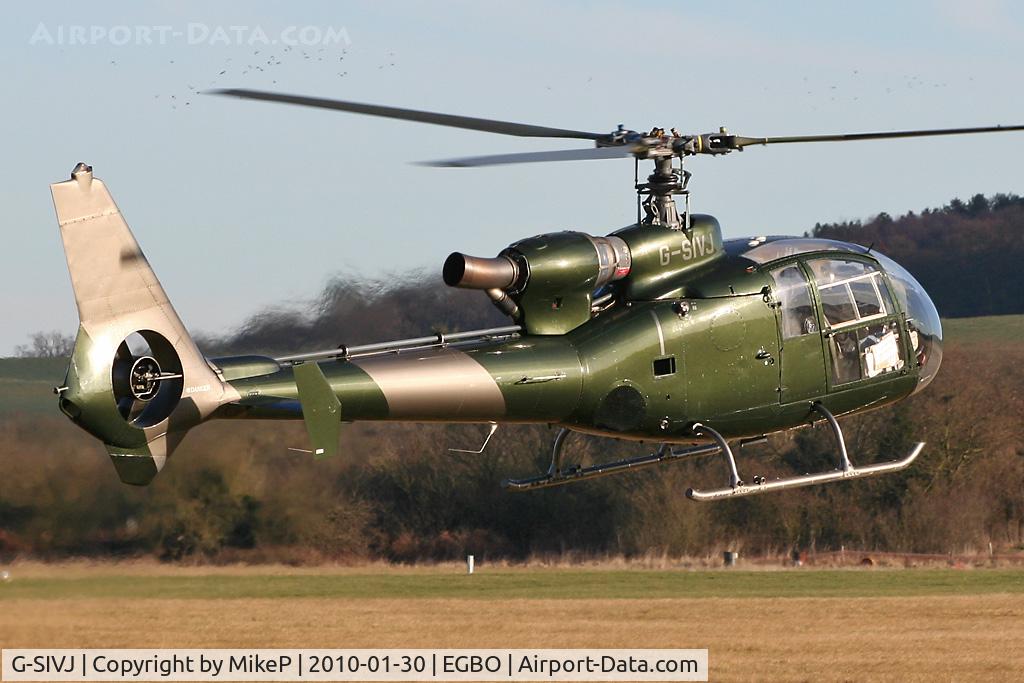 G-SIVJ, 1984 Westland SA-341C Gazelle HT2 C/N 2012, Watch out, birds about !