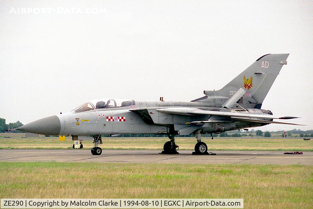 ZE290, 1987 Panavia Tornado F.3 C/N 3277/622/AT022, Panavia Tornado F3. From RAF F3 OCU/No 56(R) Sqn, Coningsby and seen at RAF Coningsby's Photocall 94.