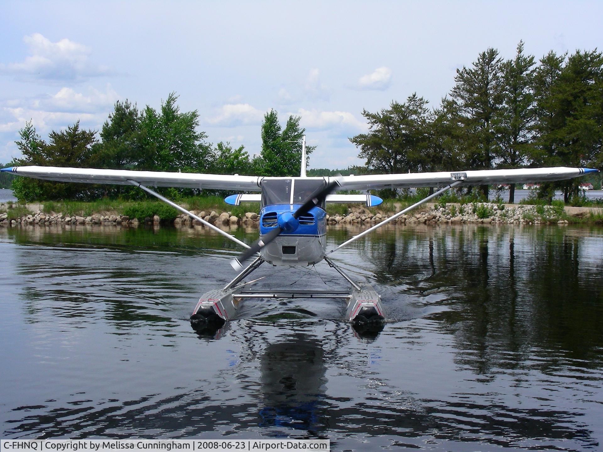 C-FHNQ, 1947 Stinson 108-3 Voyager C/N 108-5030, Take from the Igance Airways Dock, Ignace, Ontario Canada