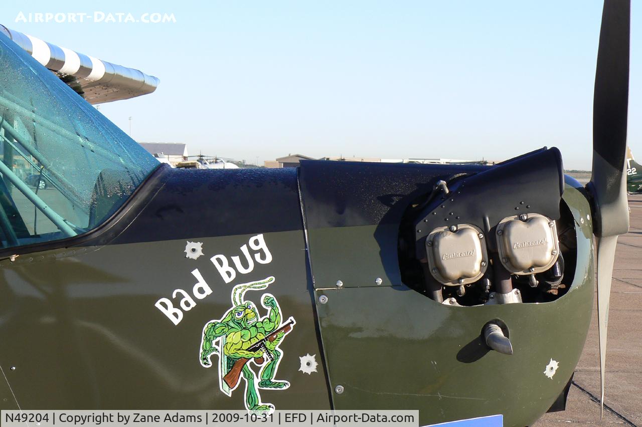 N49204, 1942 Aeronca 0-58B Grasshopper C/N 058B-4922, At the 2009 Wings Over Houston Airshow