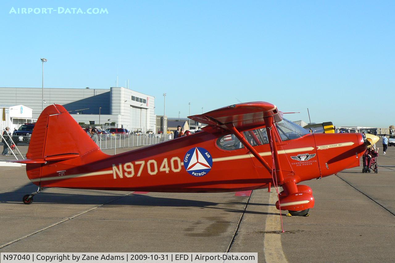 N97040, 1946 Stinson 108-1 Voyager C/N 108-1040, At the 2009 Wings Over Houston Airshow