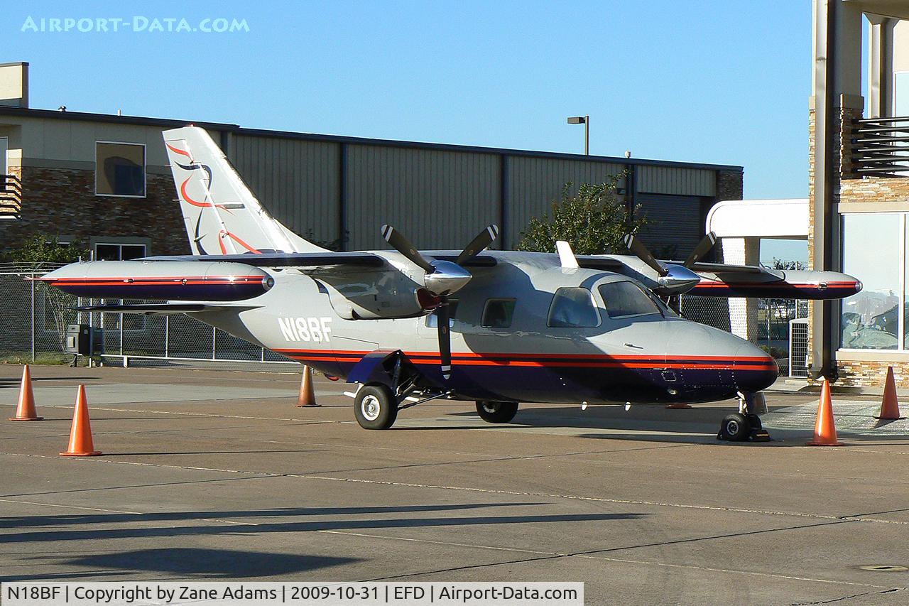 N18BF, 1969 Mitsubishi MU-2B-20 C/N 173, At the 2009 Wings Over Houston Airshow