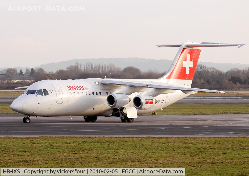 HB-IXS, 1995 British Aerospace Avro 146-RJ100 C/N E3280, Swiss International Airlines