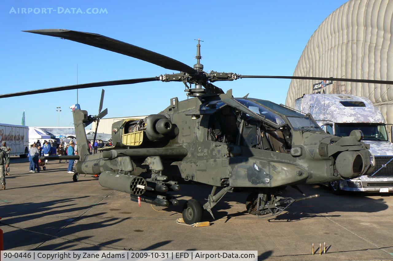 90-0446, 1990 McDonnell Douglas AH-64A Apache C/N PV763, At the 2009 Wings Over Houston Airshow