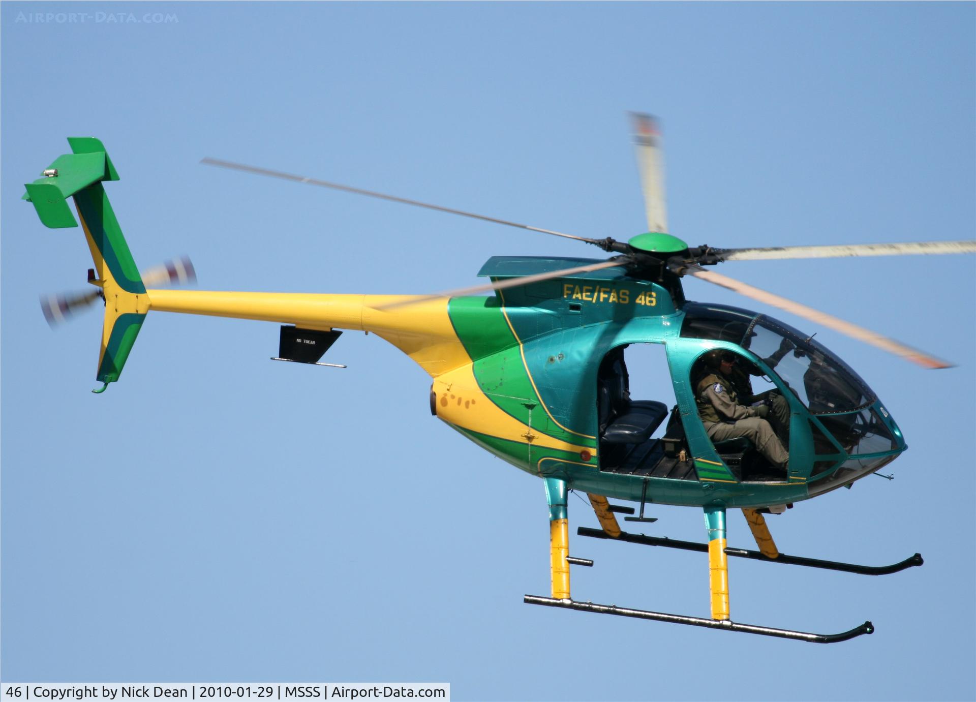 46, 1988 McDonnell Douglas MD 500E C/N 0308E, MSSS Ilopango airshow 2010 practice day excellent airshow no FAA type red tape to ruin the fun!!