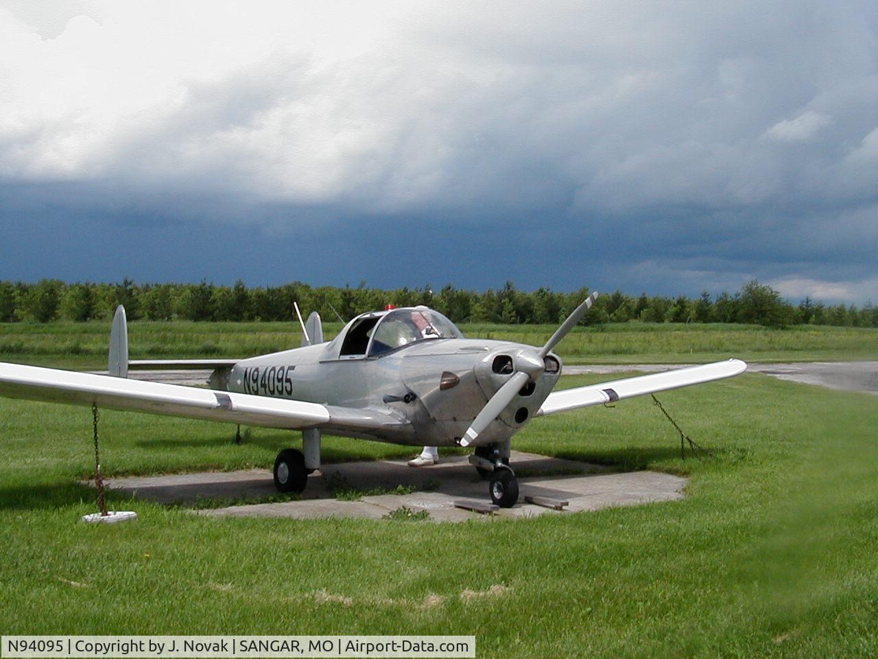 N94095, 1946 Erco 415C Ercoupe C/N 1418, Picture taken before the airfield was updated.