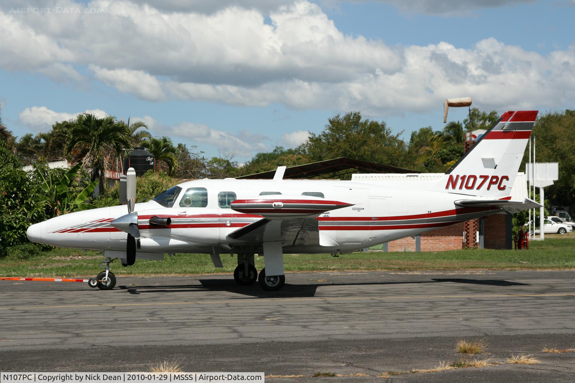 N107PC, 1981 Piper PA-31T2 C/N 31T-8166046, MSSS