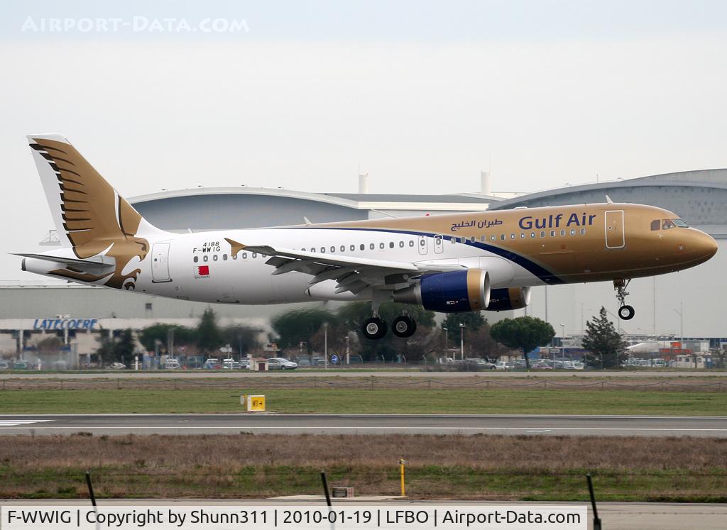F-WWIG, 2010 Airbus A320-214 C/N 4188, C/n 4188 - To be A9C-AG