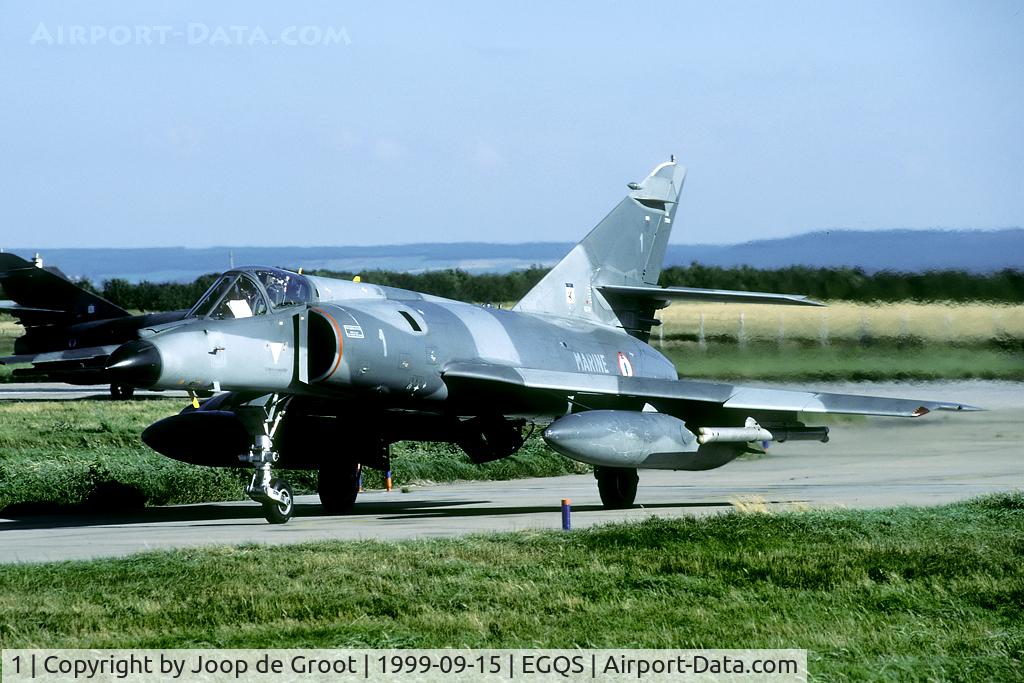 1, Dassault Super Etendard C/N 1, One of the 17F Super Etendards at Lossie during the exercise Northern Lights