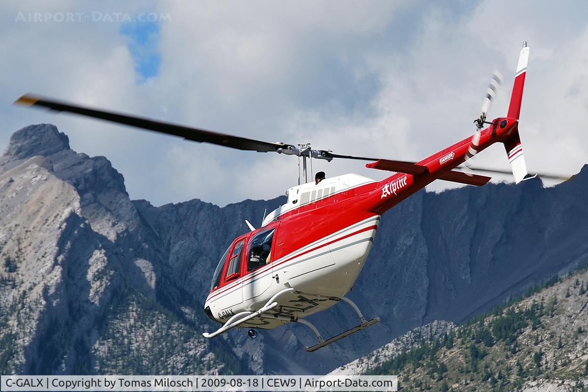 C-GALX, 1973 Bell 206B JetRanger II C/N 1046, Canmore Municipal Heliport