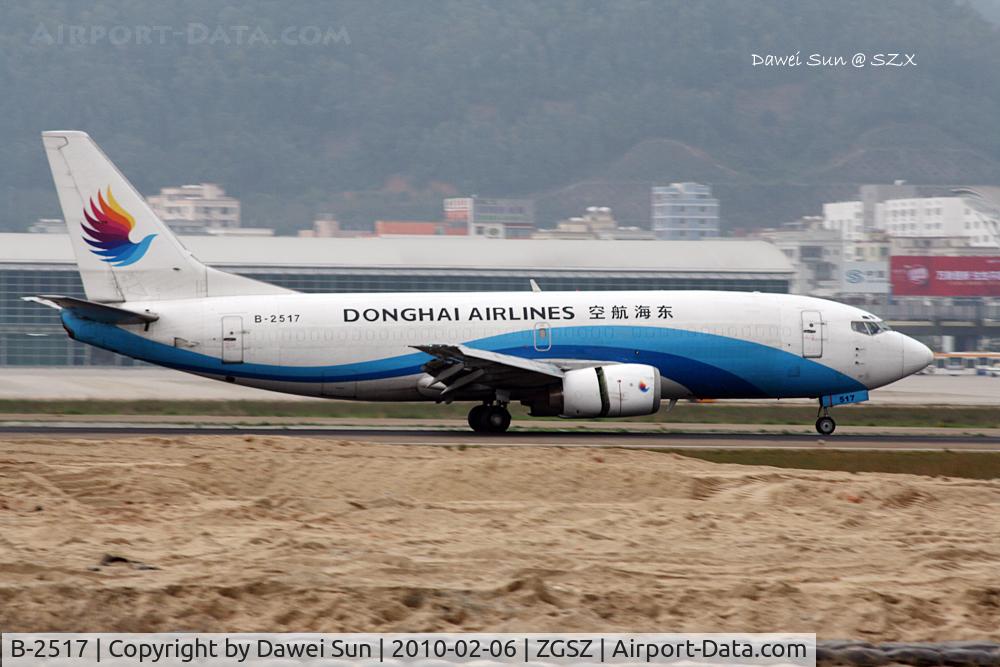 B-2517, 1985 Boeing 737-3W0/SF C/N 23396, donghai