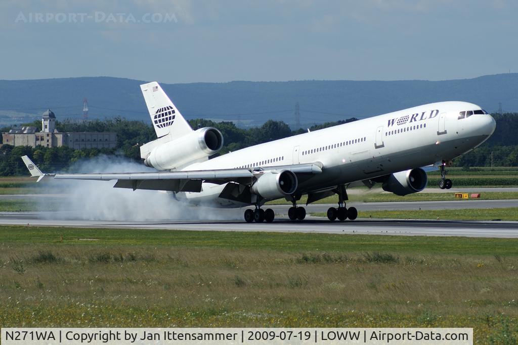 N271WA, 1992 McDonnell Douglas MD-11 C/N 48518, World Airways