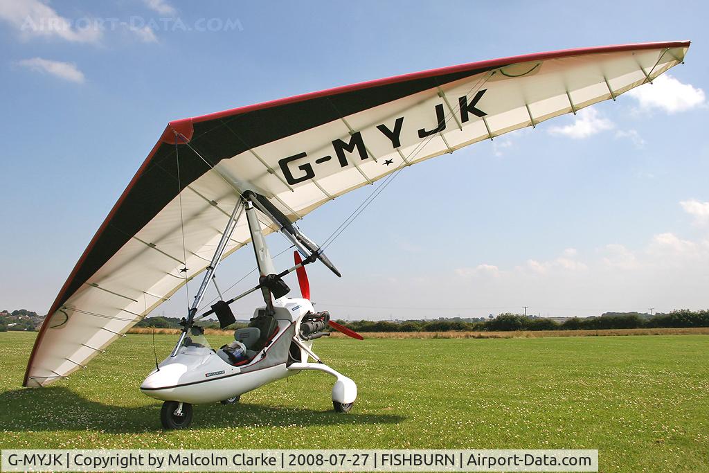 G-MYJK, 1993 Pegasus Quasar IITC C/N SW-WQT-0592, Pegasus Quasar IITC at Fishburn Airfield, UK in 2008.