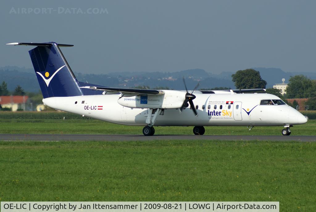 OE-LIC, 1997 De Havilland Canada DHC-8-314 Dash 8 C/N 503, Intersky