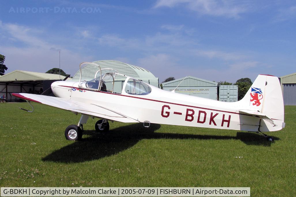 G-BDKH, 1958 Piel CP-301A Emeraude C/N 241, Piel CP301A Emeraude at Fishburn Airfield, UK in 2005.