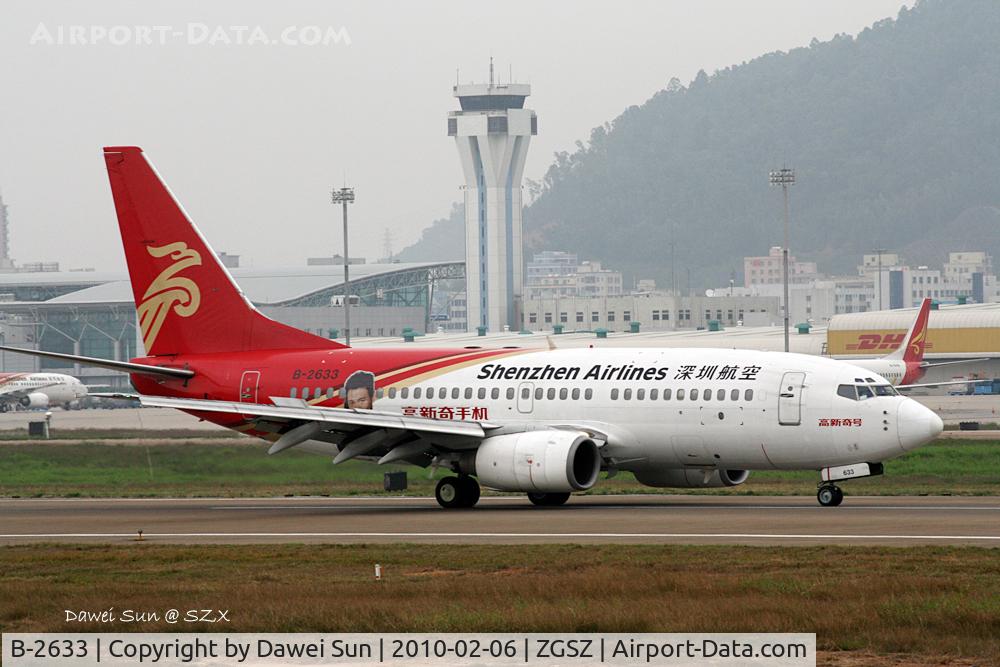 B-2633, 1998 Boeing 737-79K C/N 29190/110, Shenzhen Airlines