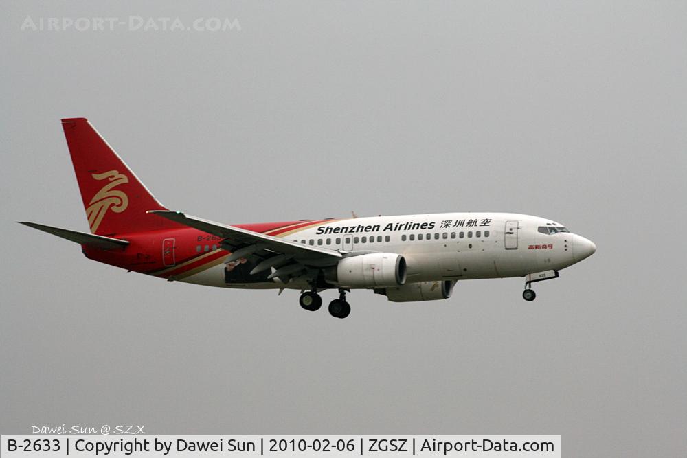 B-2633, 1998 Boeing 737-79K C/N 29190/110, Shenzhen Airlines