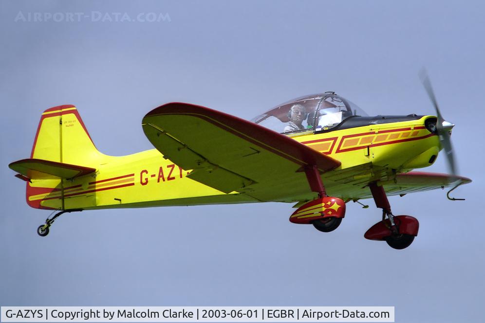 G-AZYS, 1961 Scintex CP-301C-1 Emeraude C/N 568, Scintex CP-301C-1 Emeraude at Breighton Airfield, UK in 2003.