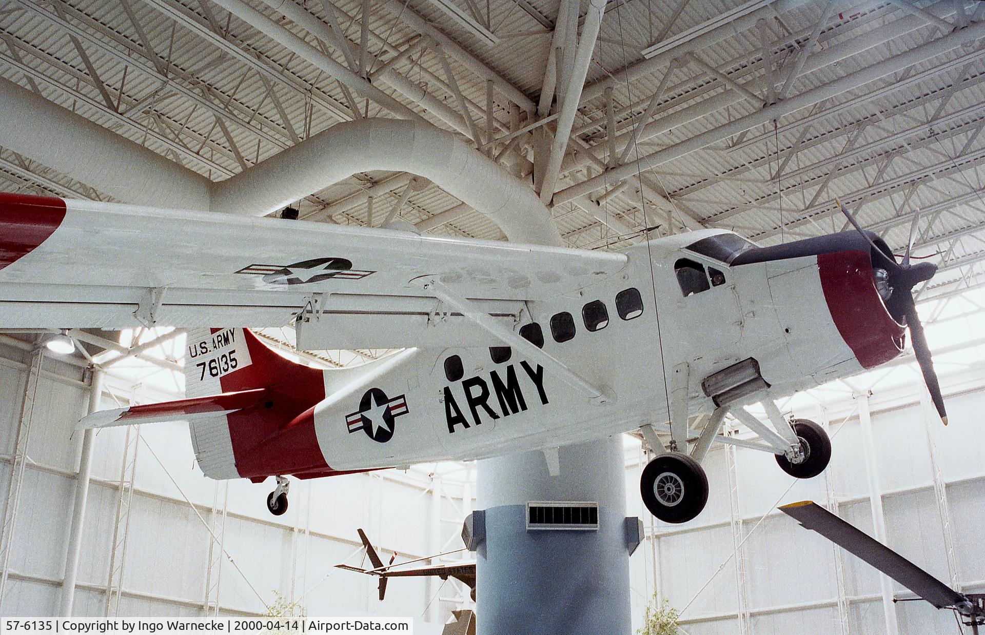 57-6135, 1957 De Havilland Canada U-1A Otter C/N 283, De Havilland Canada U-1A (DHC-3) Otter of the US Army Aviation at the Army Aviation Museum, Ft Rucker AL